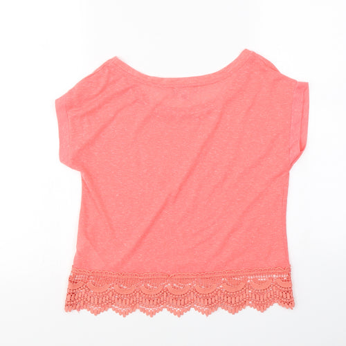 New Look  Womens Pink   Basic T-Shirt Size 8