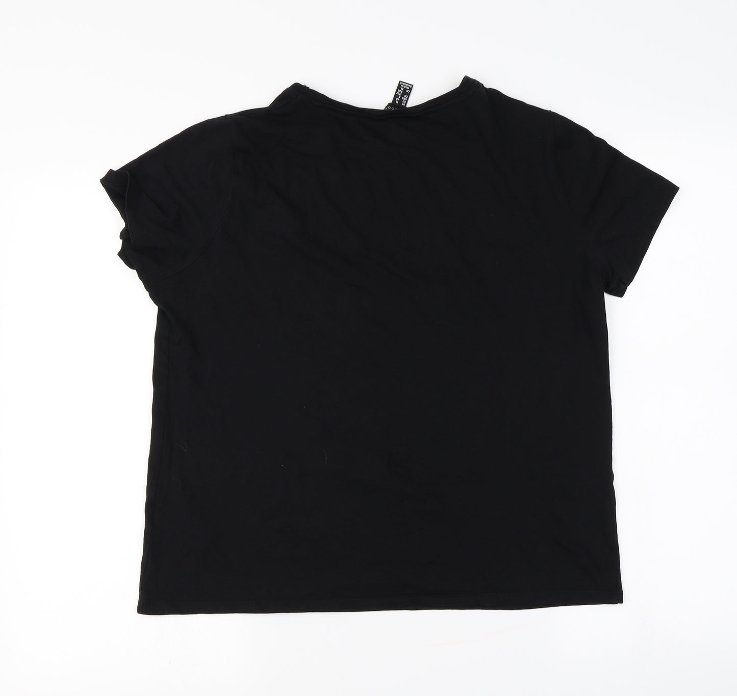 New Look  Womens Black   Basic T-Shirt Size 12