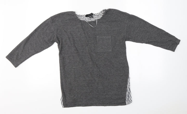 Atmosphere Womens Grey Pullover Jumper Size 6