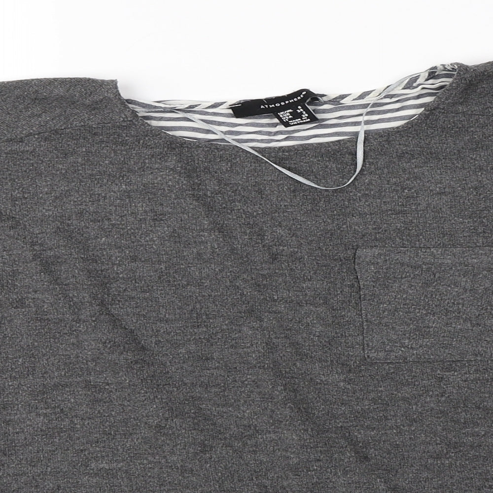 Atmosphere  Womens Grey   Pullover Jumper Size 6