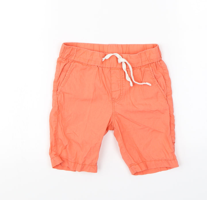 H&M Boys Orange Cargo Shorts Size 3-4 Years