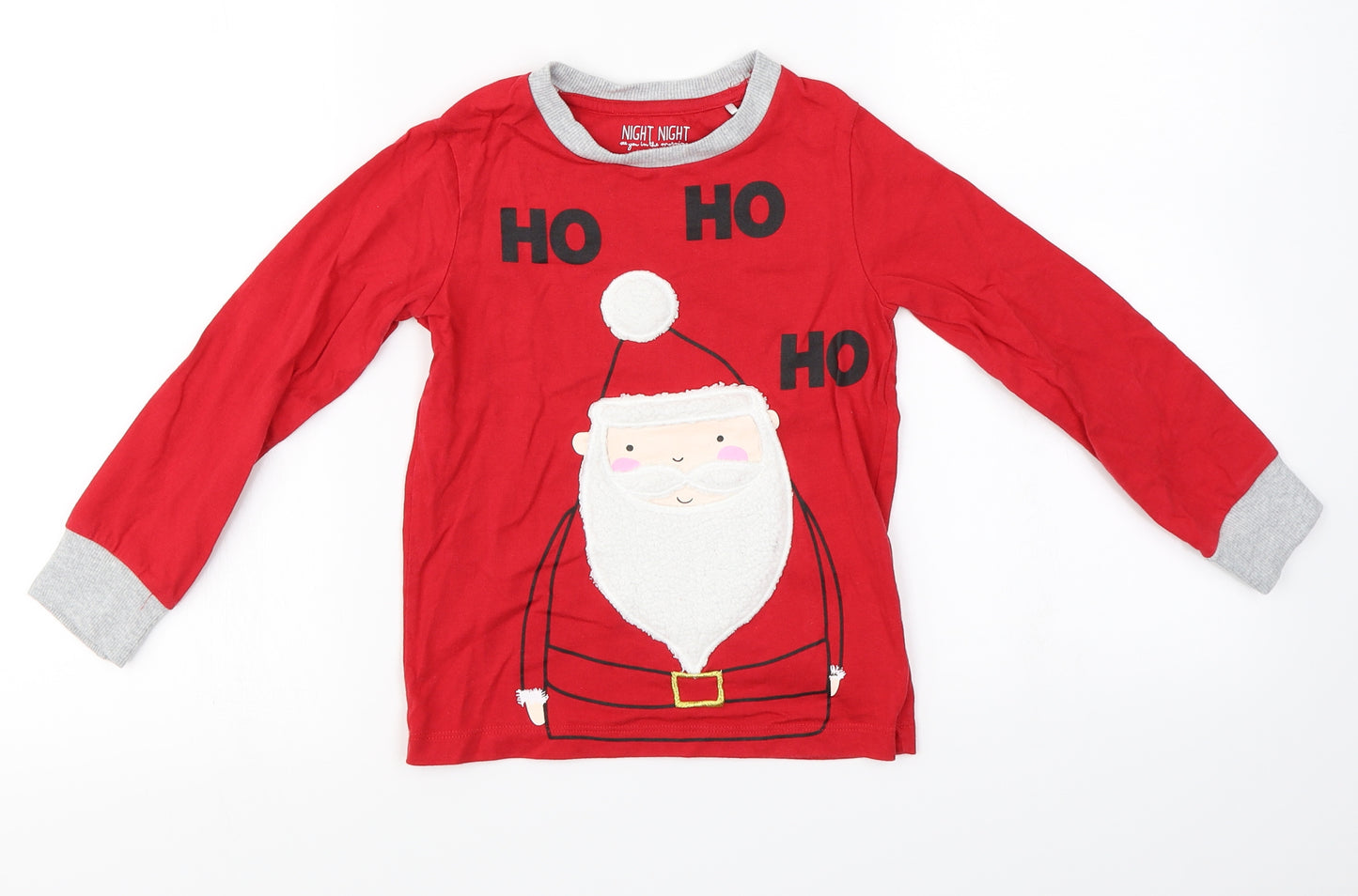 night night Boys Red    Pyjama Top Size 5-6 Years  - Christmas jumper
