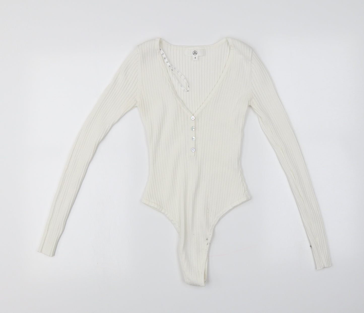 Missguided  Womens White   Bodysuit One-Piece Size S