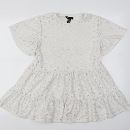 New Look  Womens White   Basic Blouse Size 12