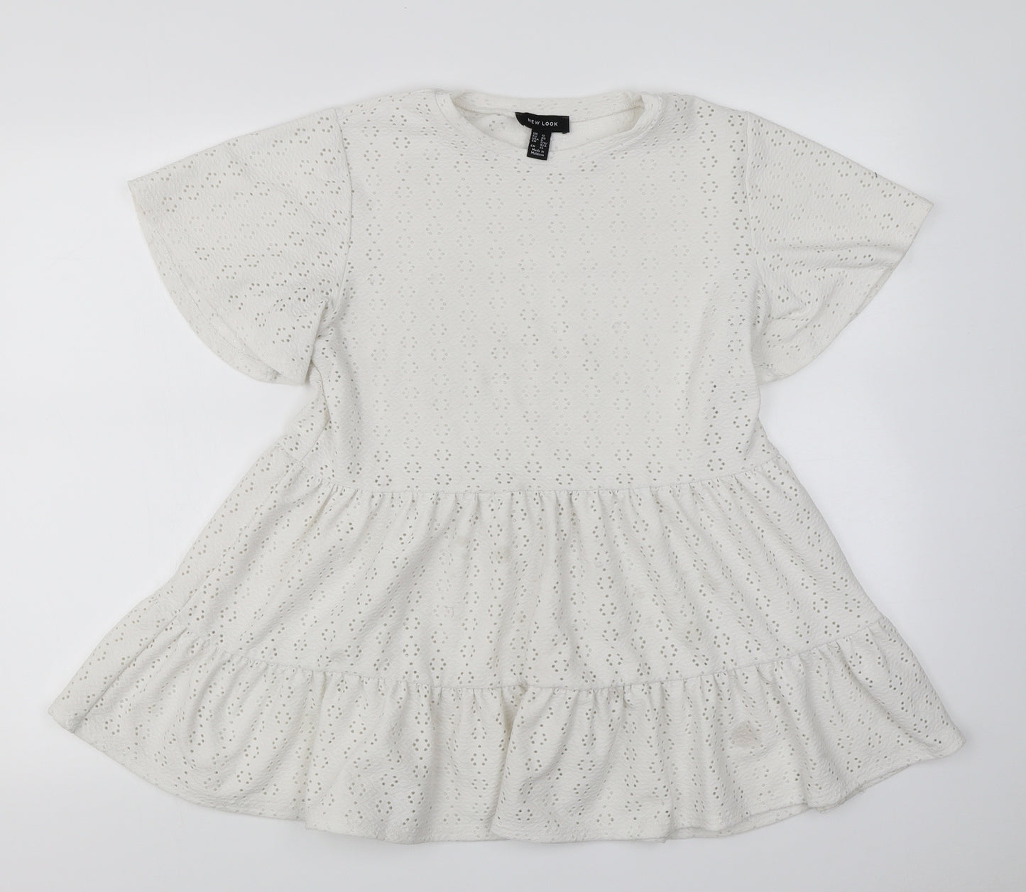 New Look  Womens White   Basic Blouse Size 12