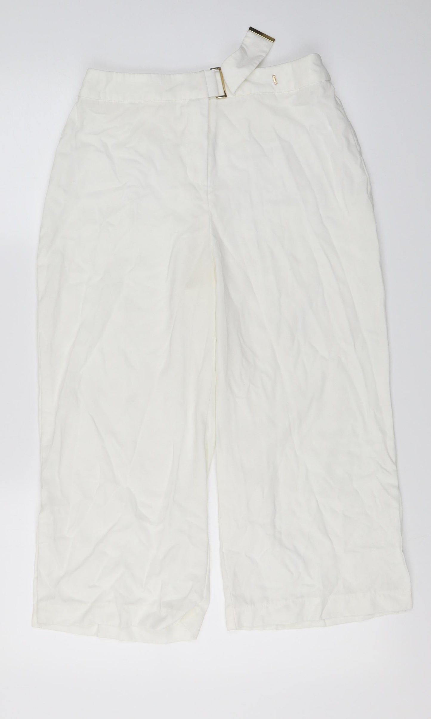 George  Womens Ivory   Trousers  Size 8 L20 in
