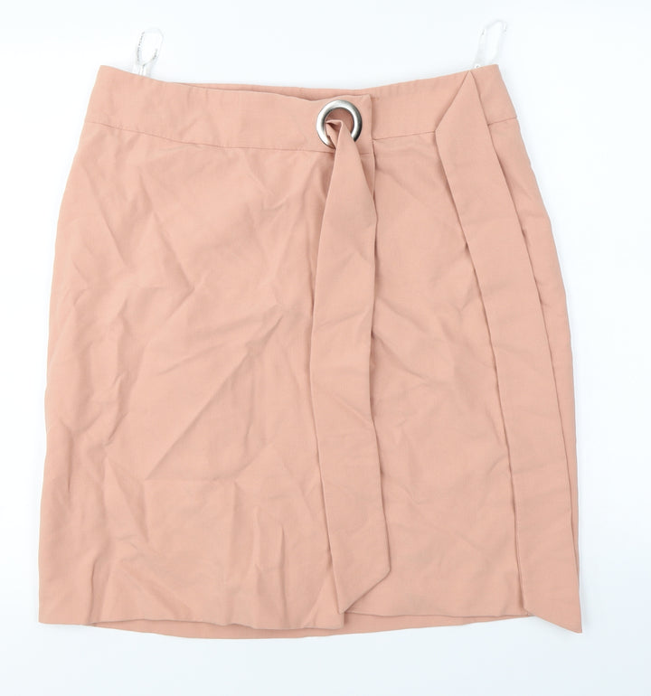 Dorothy Perkins Womens Pink A-Line Skirt Size 14