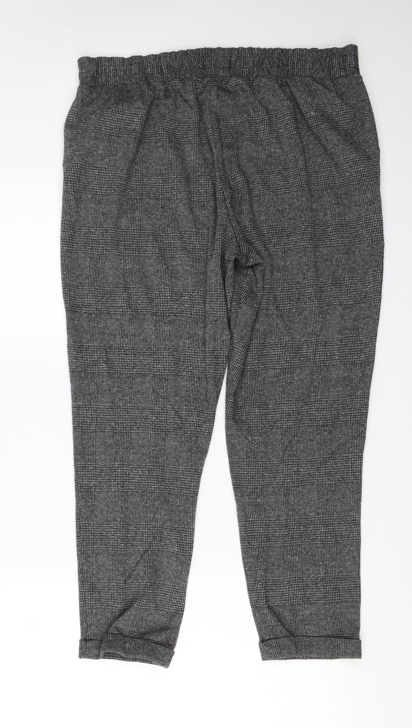 Papaya Womens Grey   Trousers  Size 14 L22 in