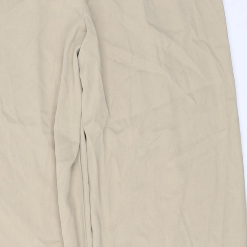 Marks and Spencer  Womens Beige   Trousers  Size 16 L30 in