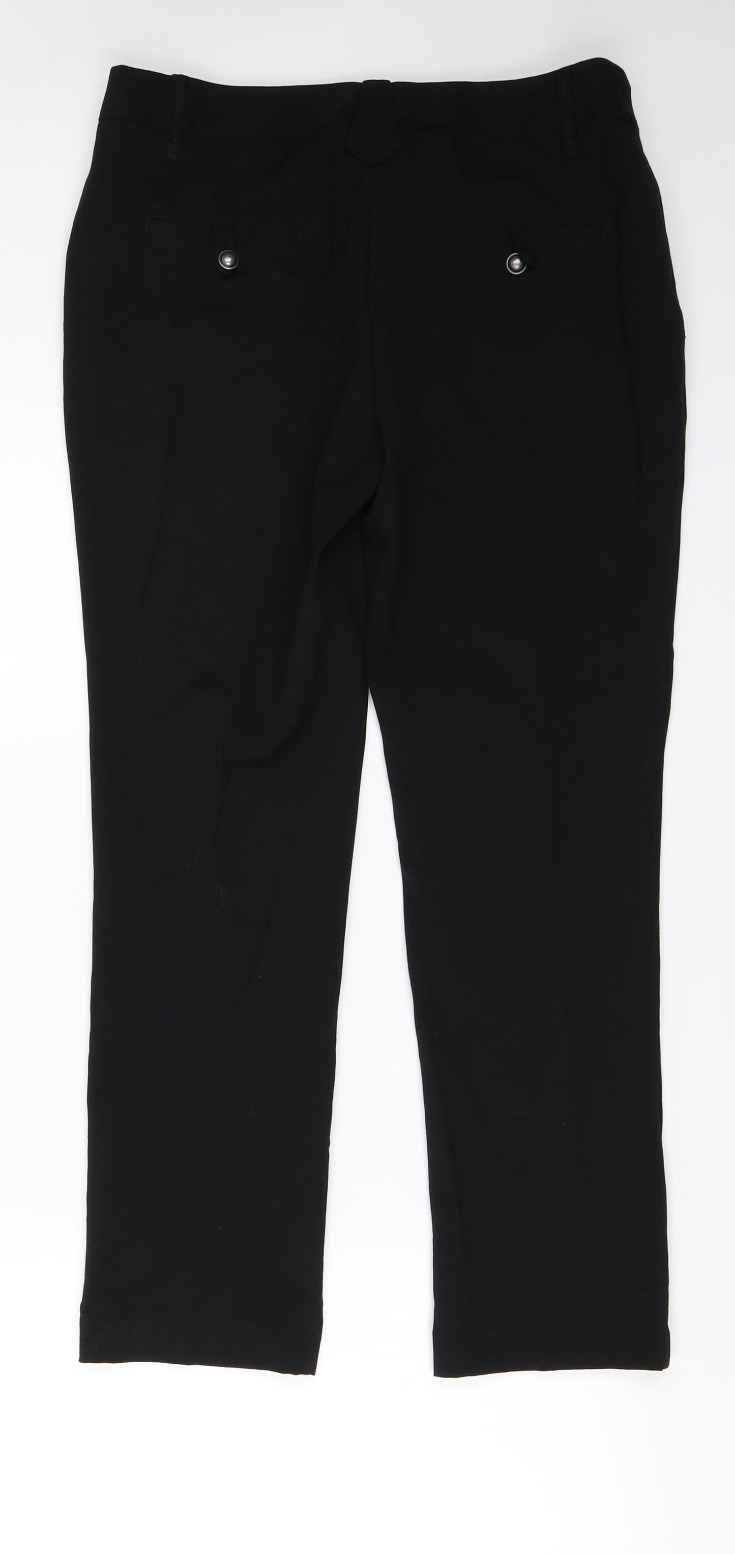 NEXT Womens Black   Trousers  Size 10 L23 in
