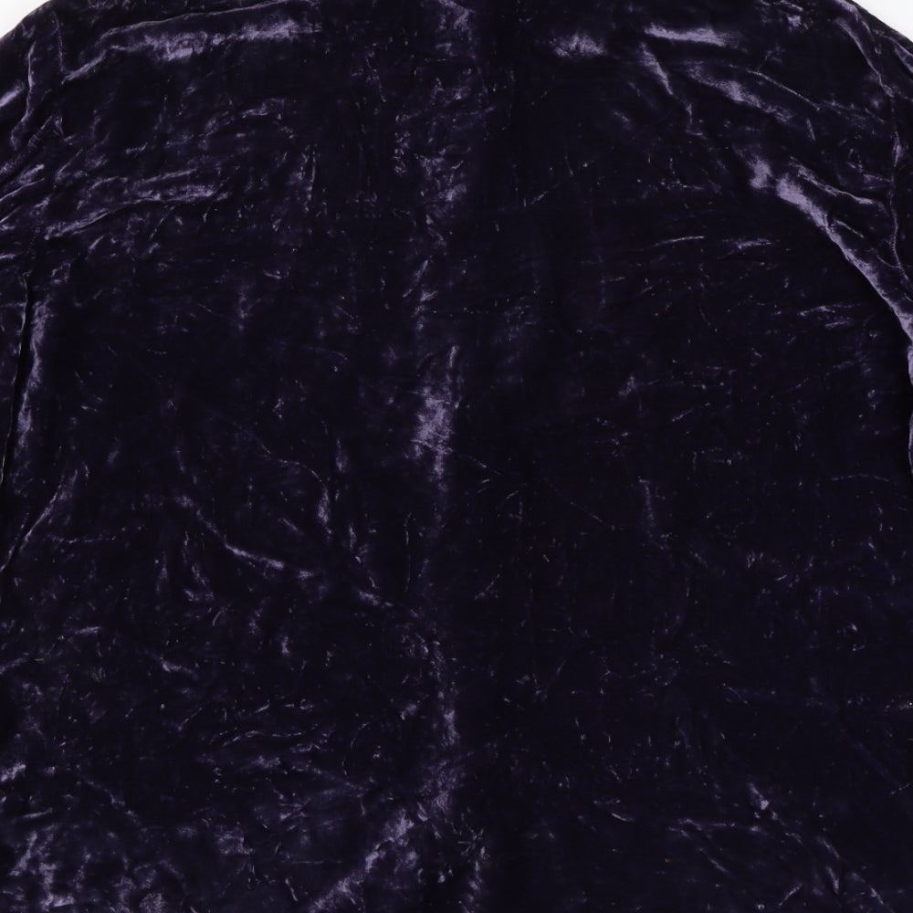 Marks and Spencer  Womens Purple   Basic Button-Up Size 16