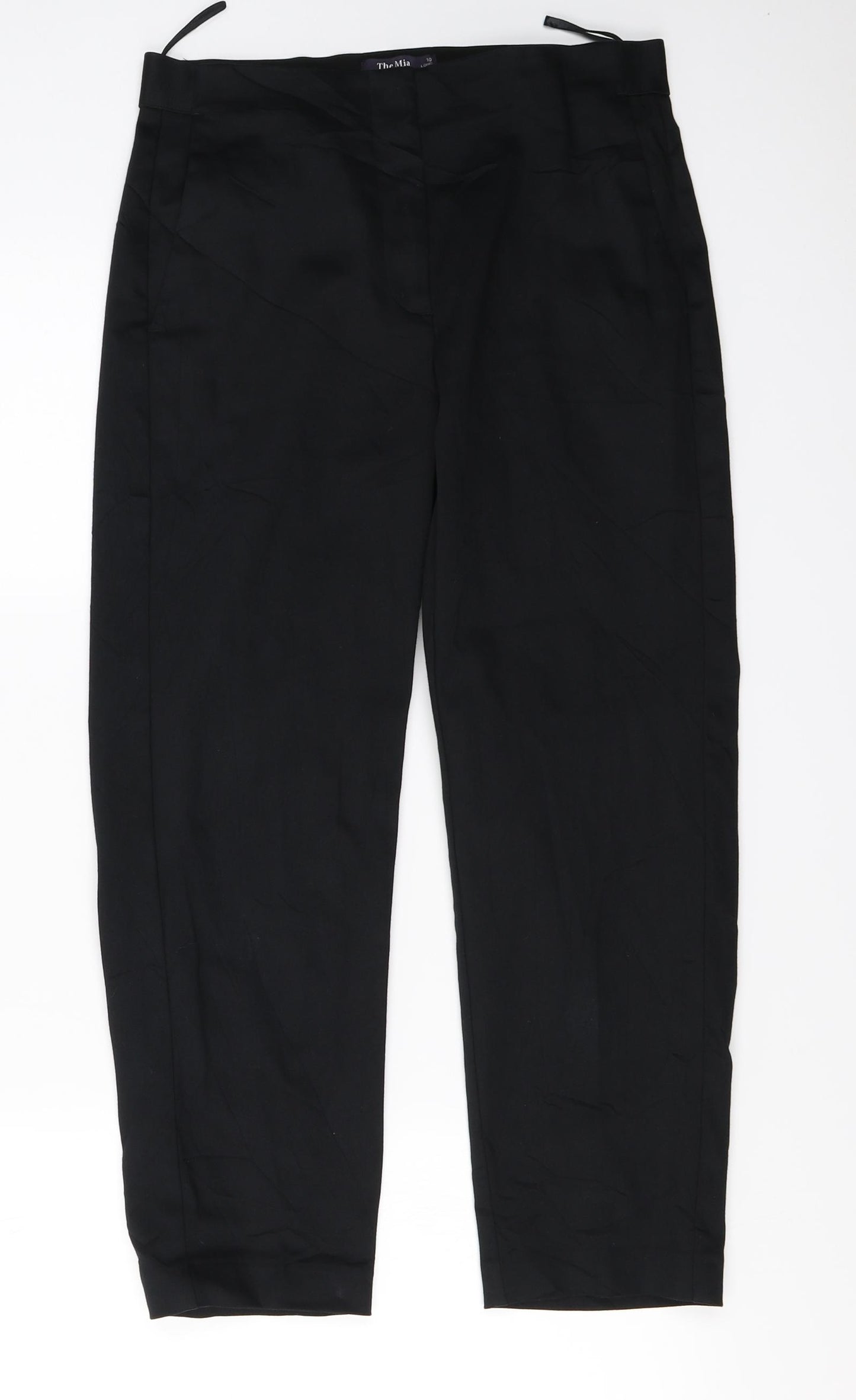 Marks and Spencer  Womens Black   Trousers  Size 10 L20 in