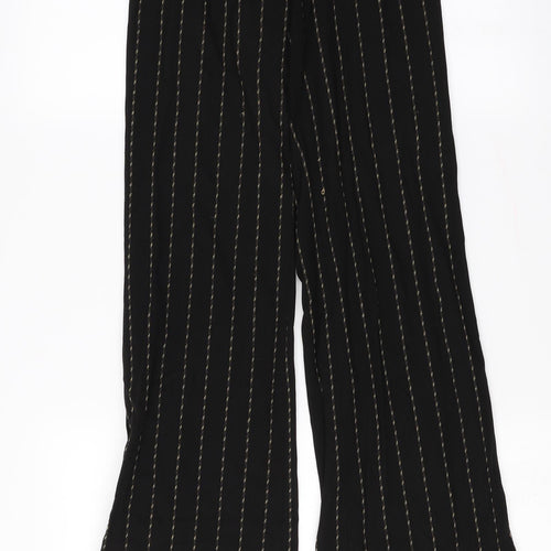 germanica Womens Black Striped  Trousers  Size 24 in L32 in