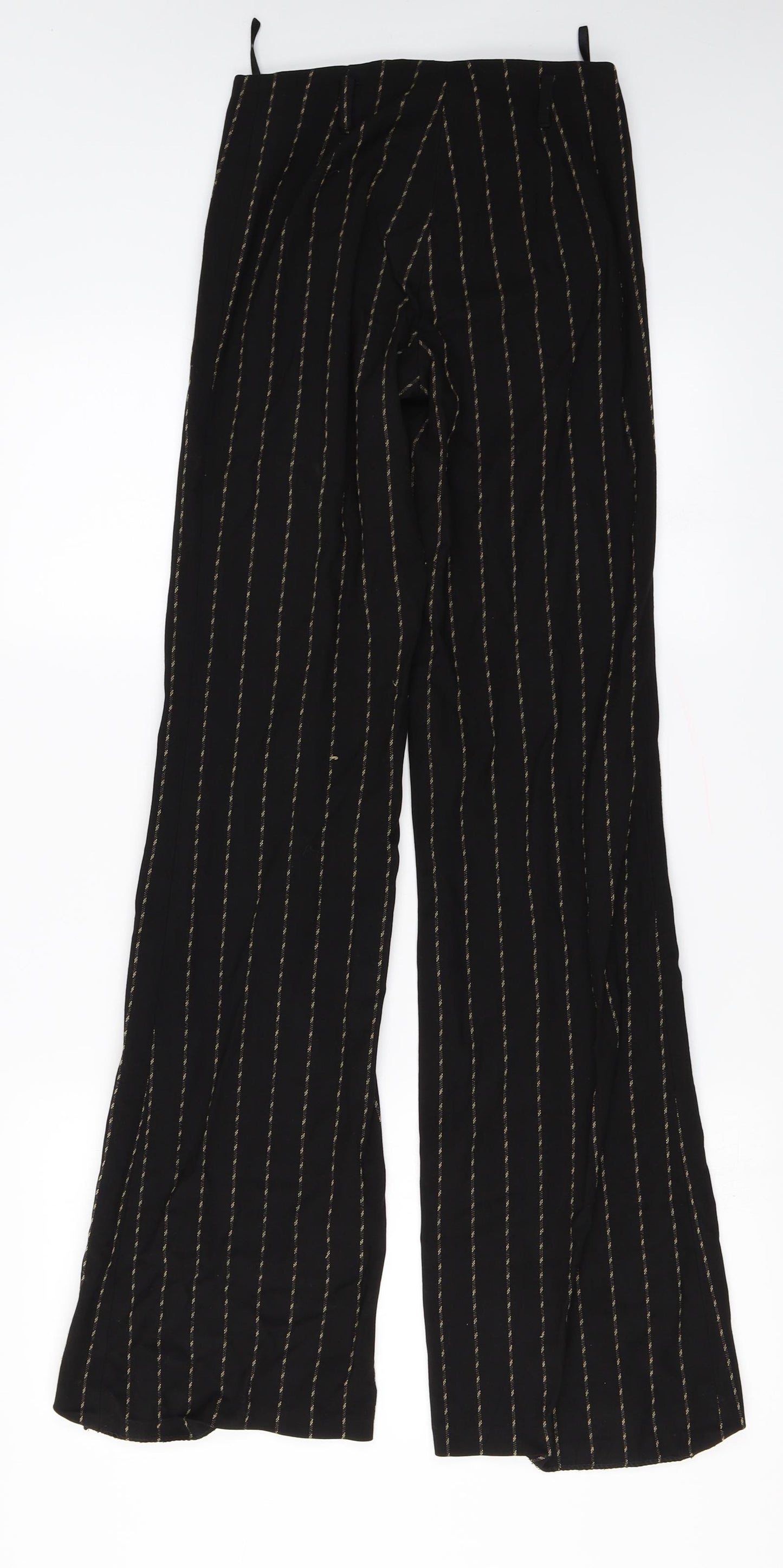 germanica Womens Black Striped  Trousers  Size 24 in L32 in