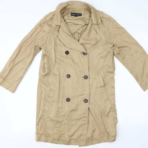 Topshop  Womens Beige   Jacket Coat Size 8