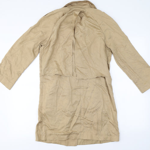 Topshop  Womens Beige   Jacket Coat Size 8