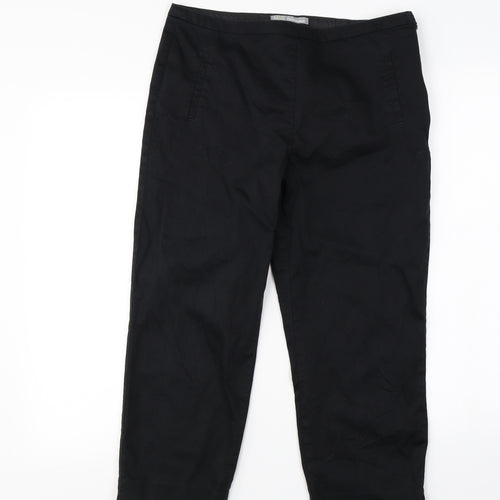 Marks and Spencer  Womens Black   Trousers  Size 12 L20 in