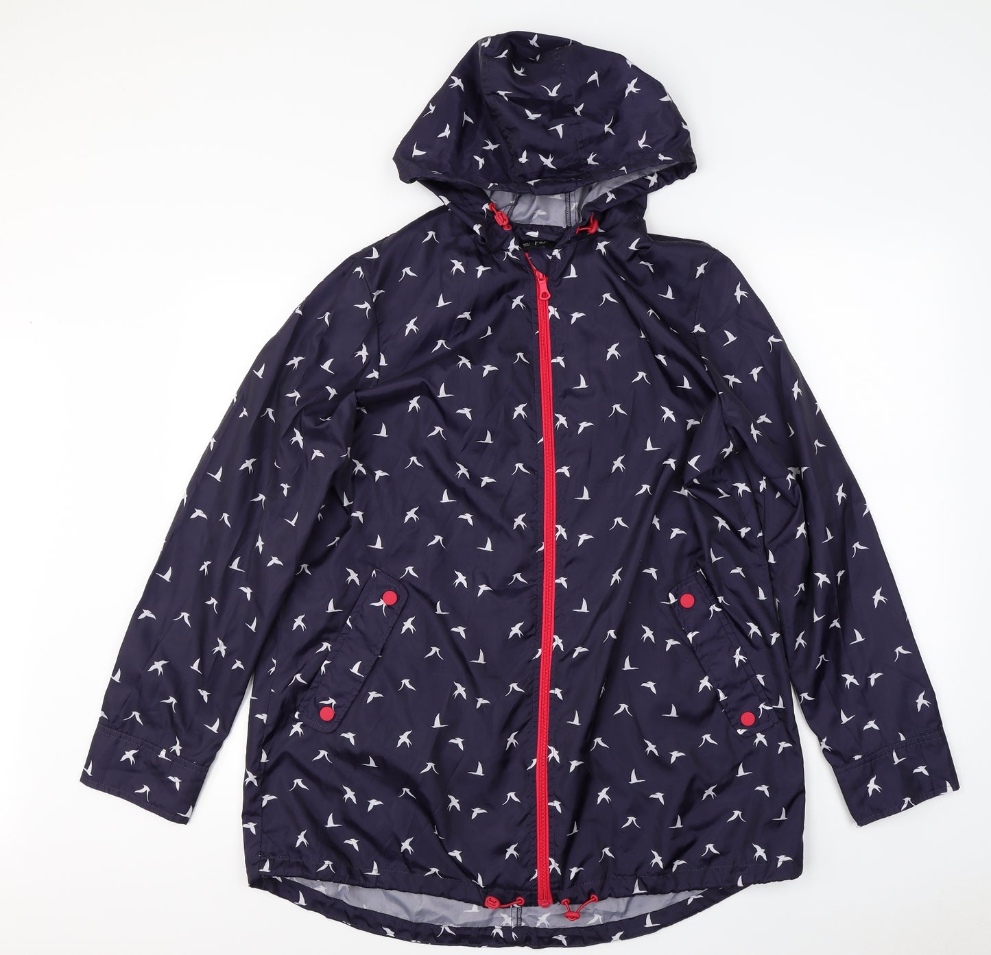 F&F  Womens Blue   Rain Coat Coat Size L