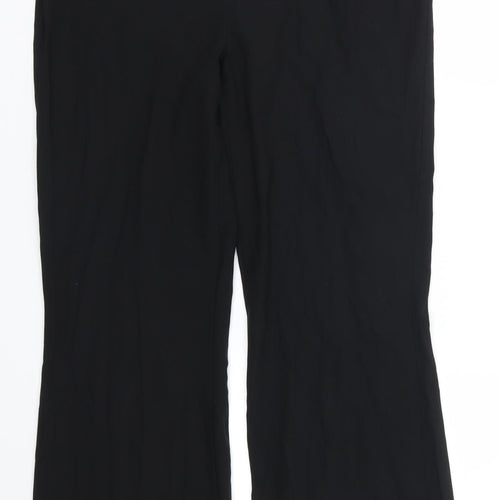 Marks and Spencer Womens Black   Trousers  Size 14 L30 in