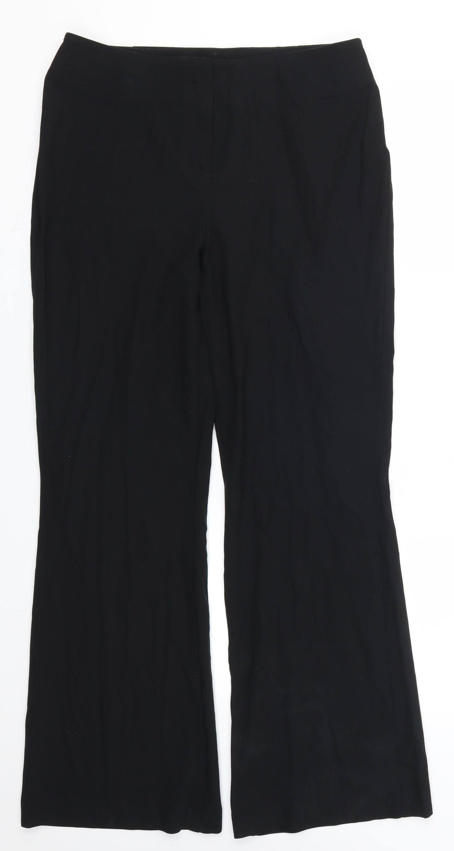 Marks and Spencer Womens Black   Trousers  Size 14 L30 in