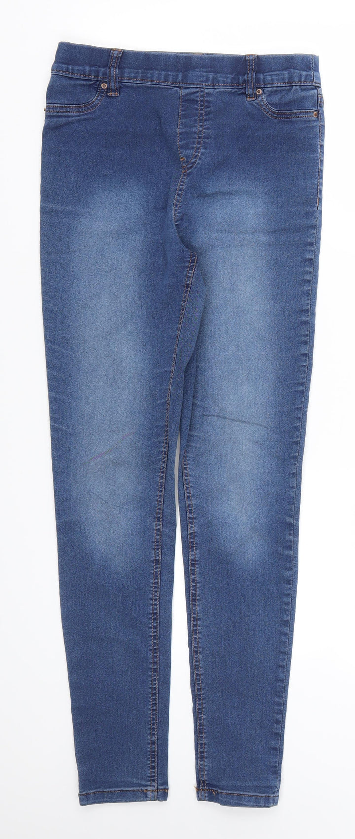 Marks and Spencer Womens Blue  Denim Jegging Jeans Size 8 L27.5 in