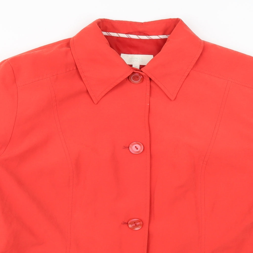 Marks and Spencer Womens Red   Jacket  Size 14