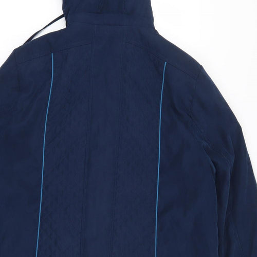 Anna Rose Womens Blue   Overcoat Coat Size 2XL