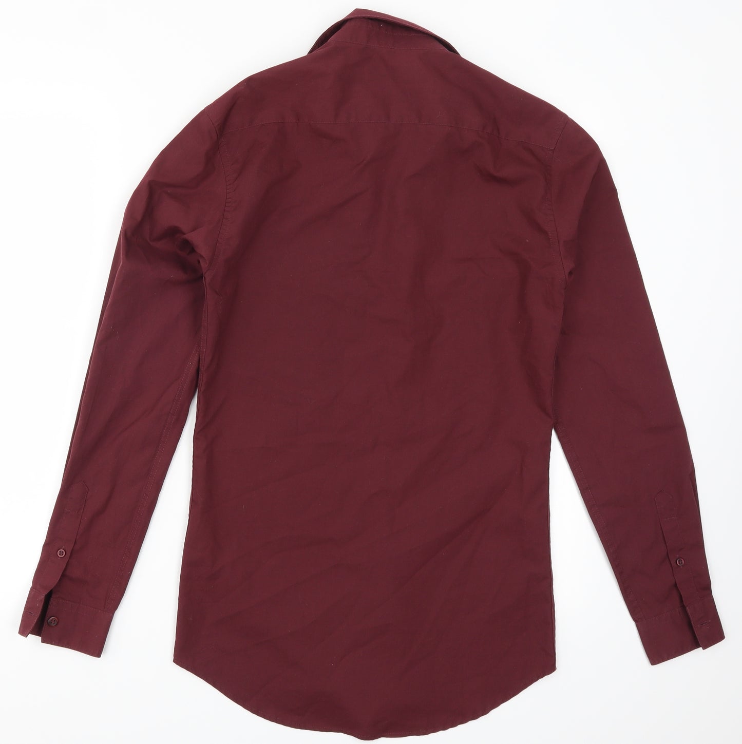 Topman Mens Red    Button-Up Size XS