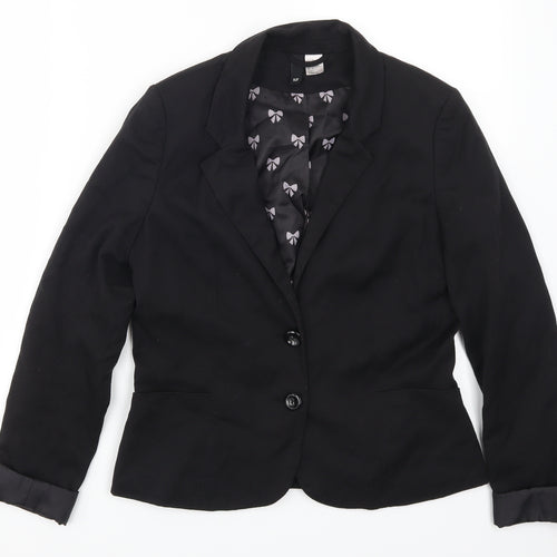 H&M Womens Black   Jacket Suit Jacket Size 12