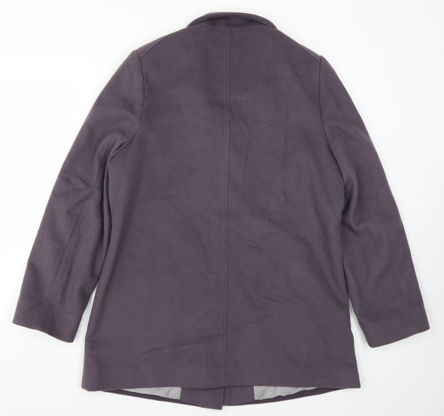Marks and Spencer Womens Purple   Overcoat Coat Size 14