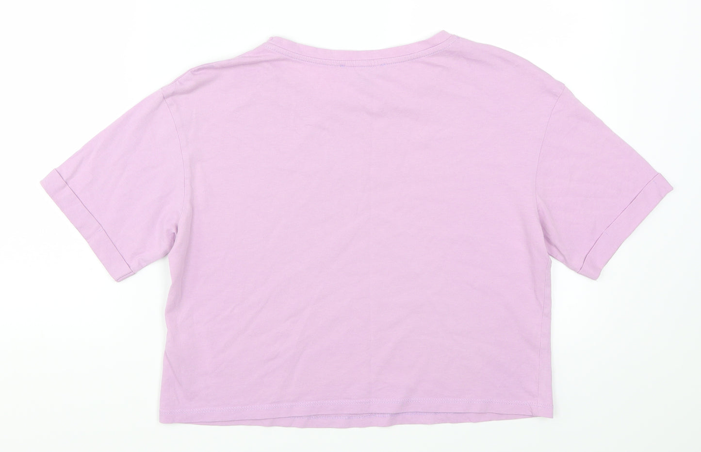 Primark Womens Purple   Basic T-Shirt Size 6  - Be Creative