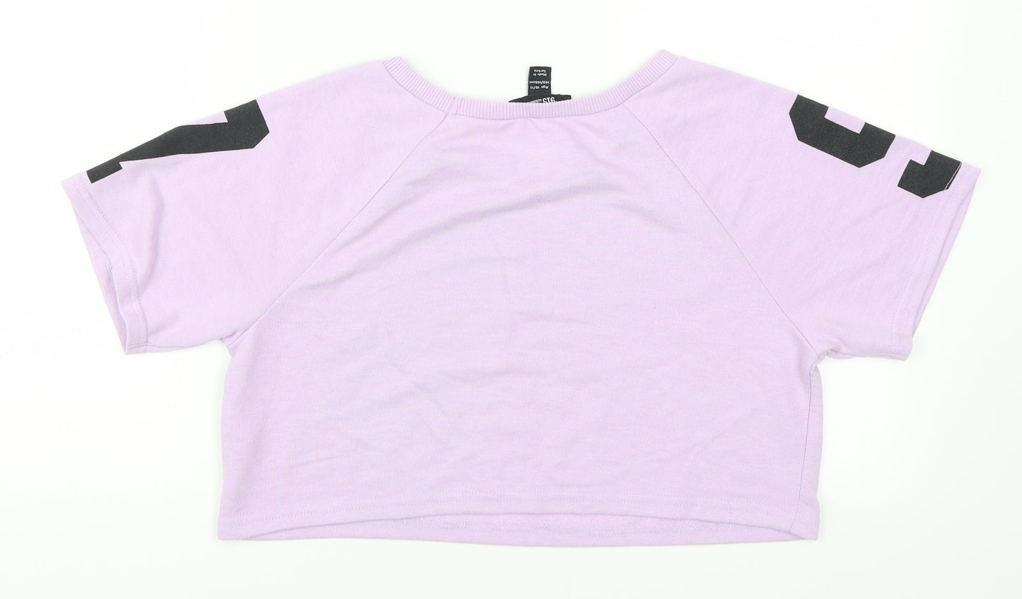 New Look Girls Purple   Basic T-Shirt Size 10-11 Years  - NYC