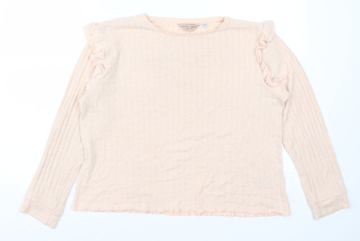 Dorothy Perkins Womens Pink Solid Top Pyjama Top Size S