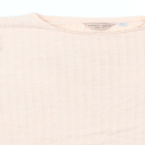 Dorothy Perkins Womens Pink Solid  Top Pyjama Top Size S