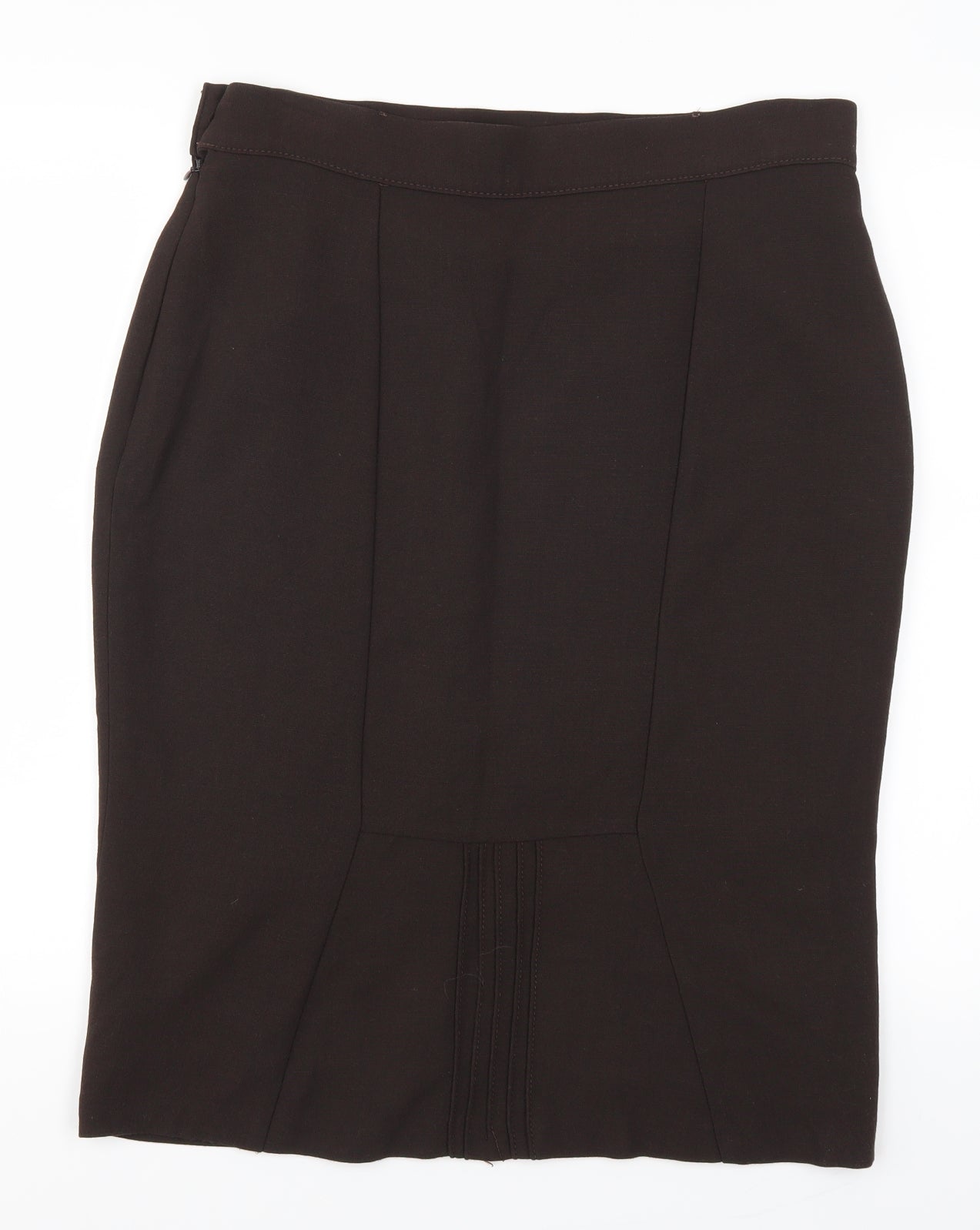 Marks and Spencer Womens Brown   Straight & Pencil Skirt Size 16