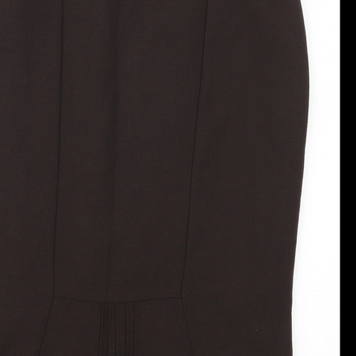 Marks and Spencer Womens Brown   Straight & Pencil Skirt Size 16