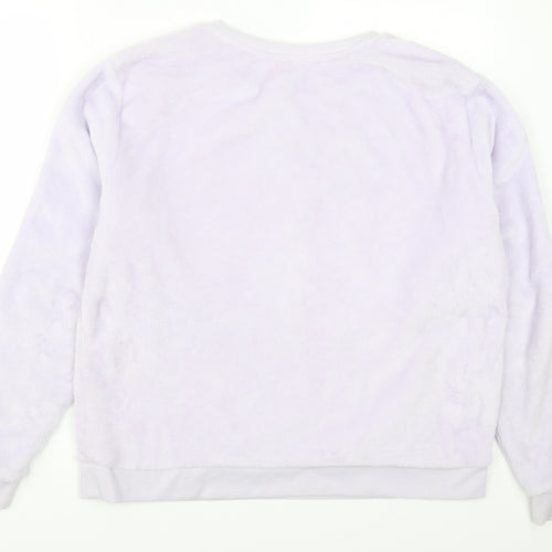 George Womens Purple Solid  Top Pyjama Top Size 16  - Mermaids Have More Fun