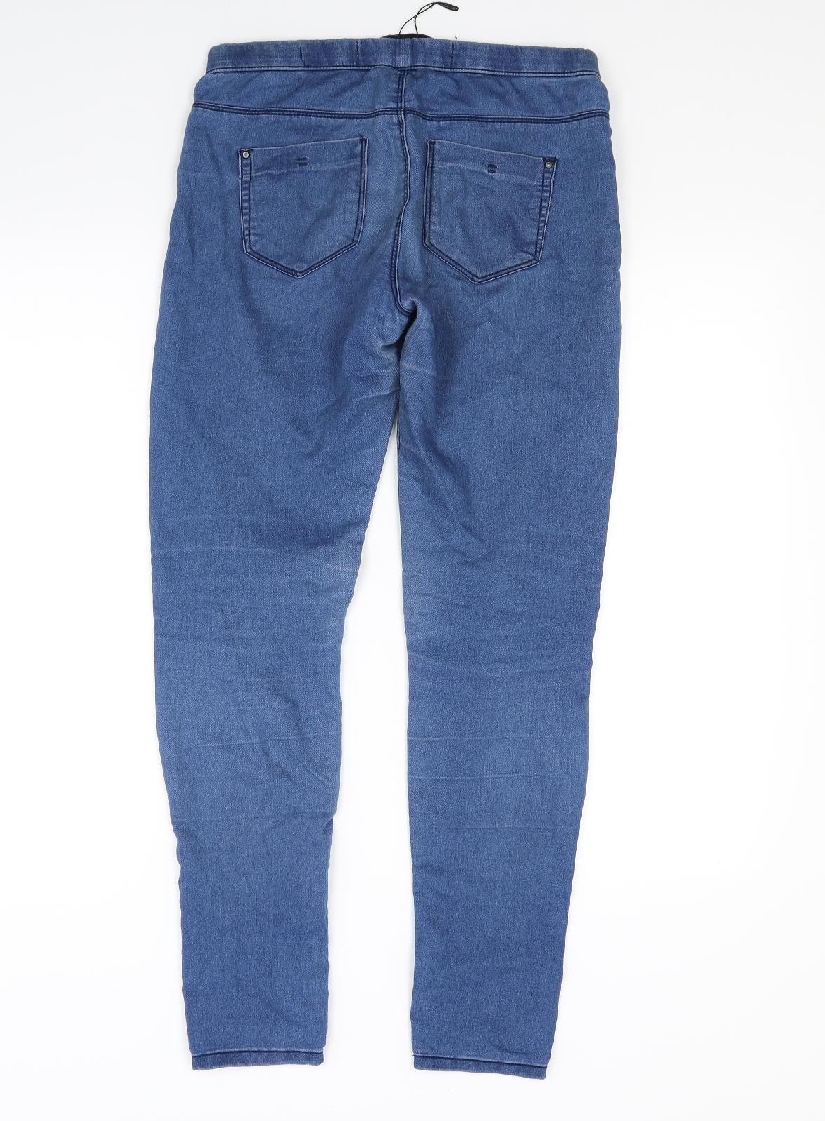 Primark Womens Blue  Denim Jegging Jeans Size 6 L28 in