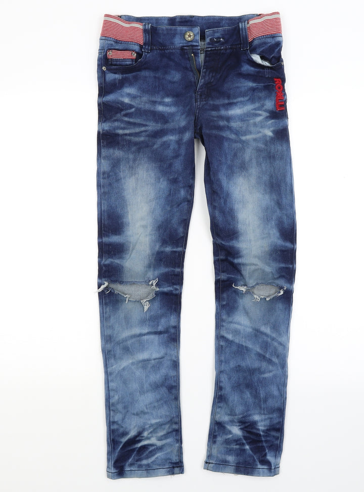 DM Story Womens Blue  Denim Skinny Jeans Size XS L27 in