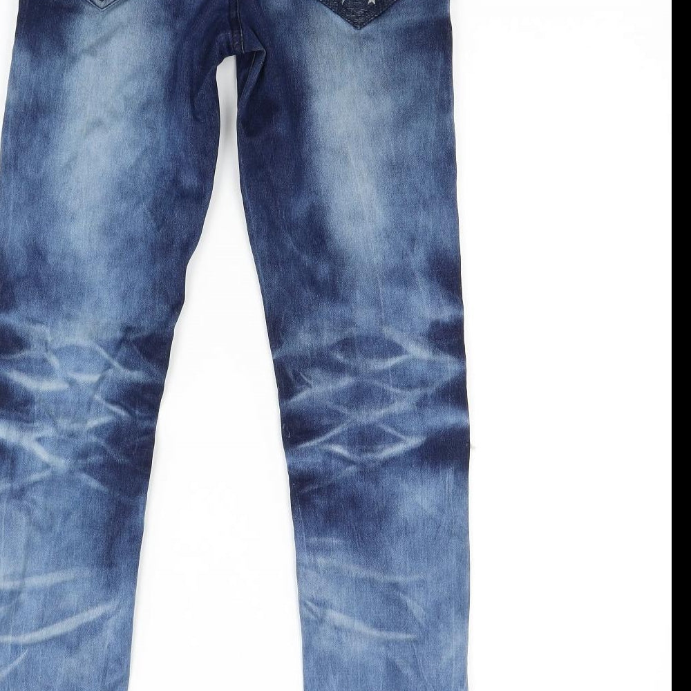 DM Story Womens Blue  Denim Skinny Jeans Size XS L27 in