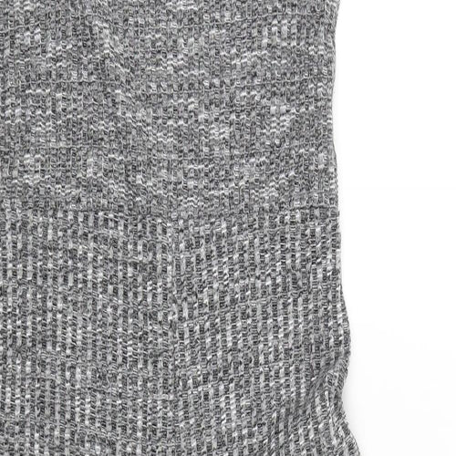 Missguided Womens Grey  Knit Trousers One-Piece Size 10 L14 in