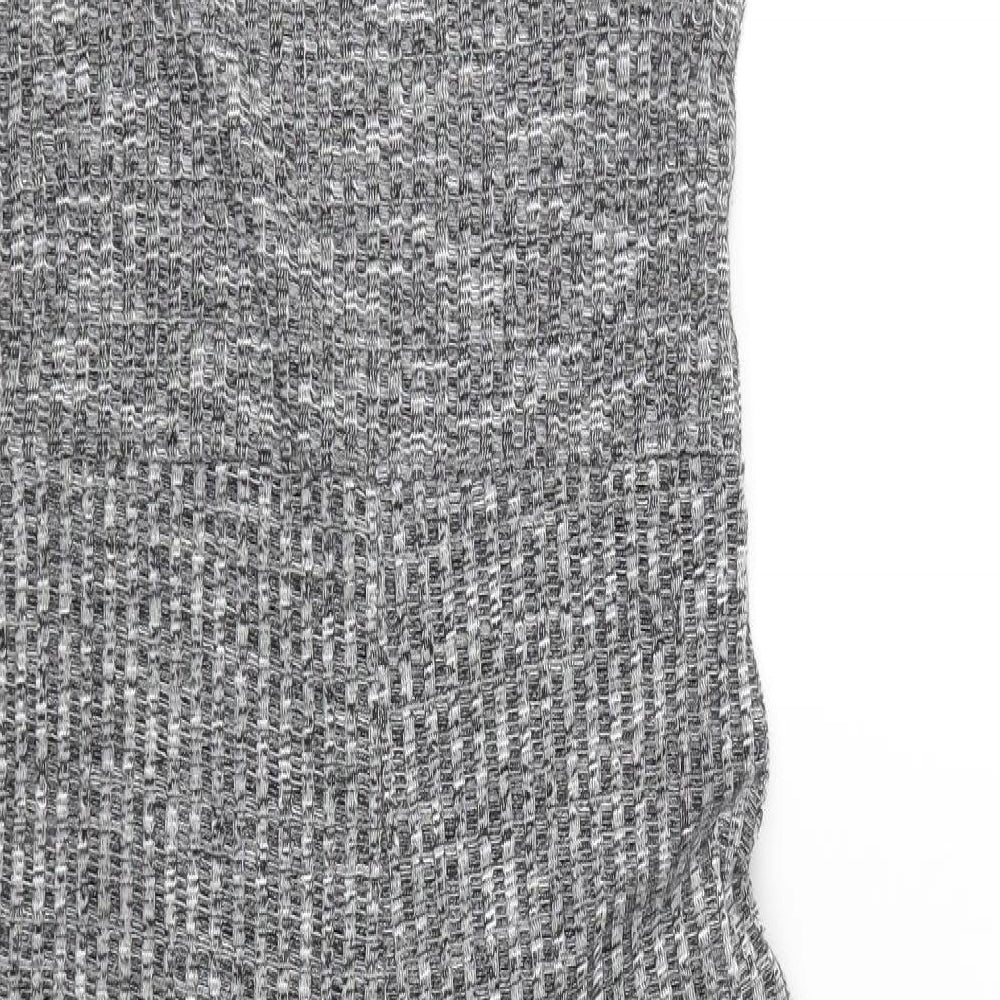 Missguided Womens Grey  Knit Trousers One-Piece Size 10 L14 in