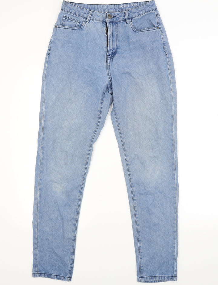 Noisey Man Womens Blue Denim Tapered Jeans Size 28 L29 in