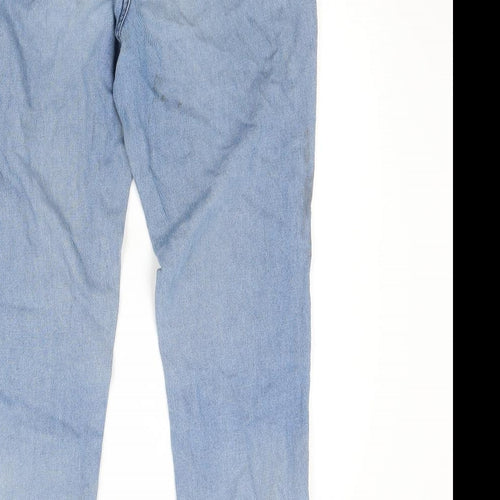 Noisey Man Womens Blue  Denim Tapered Jeans Size 28 L29 in