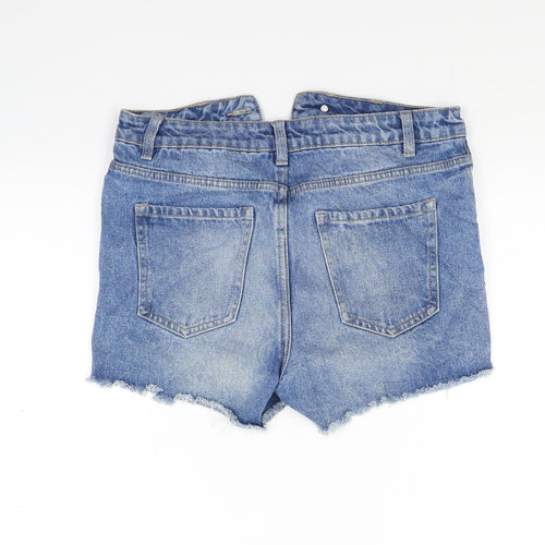 New Look Womens Blue   Cut-Off Shorts Size 8