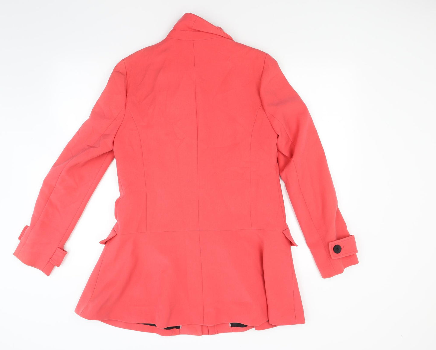 NEXT Womens Red   Overcoat Coat Size 10