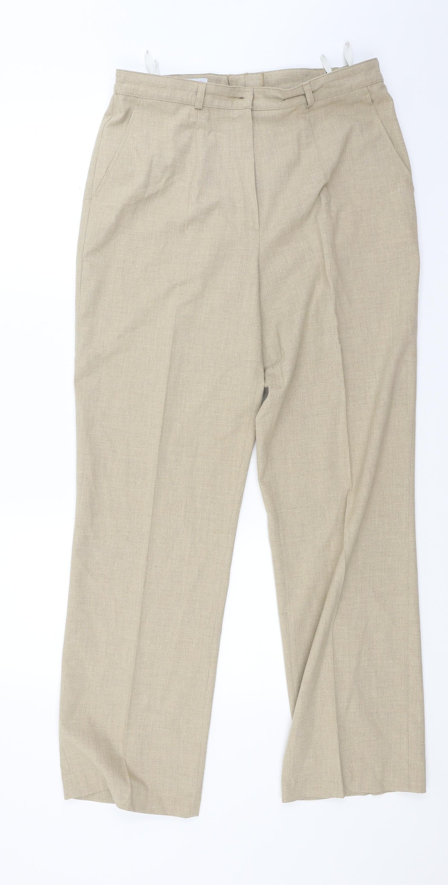 Blanchelle Womens Beige   Trousers  Size 14 L27 in