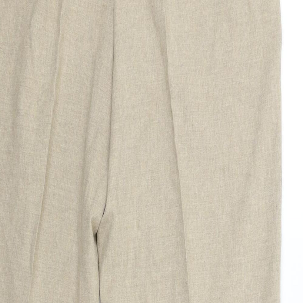 Blanchelle Womens Beige   Trousers  Size 14 L27 in