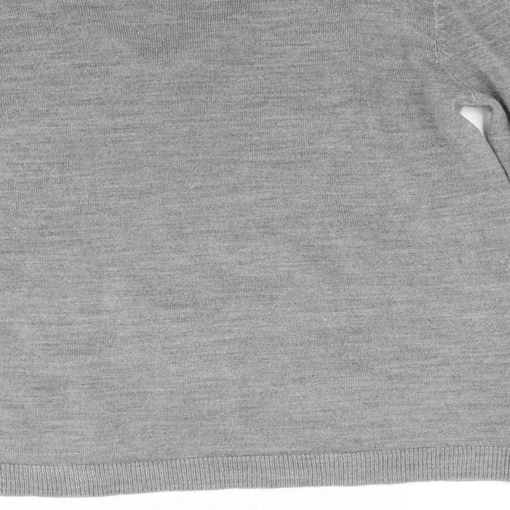 Primark Womens Grey  Knit Pullover Jumper Size M