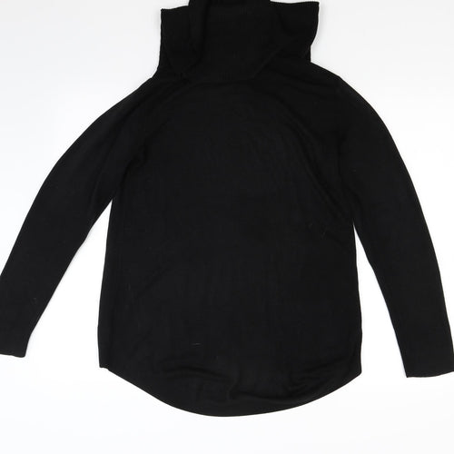 F&F Womens Black  Knit Pullover Jumper Size 12